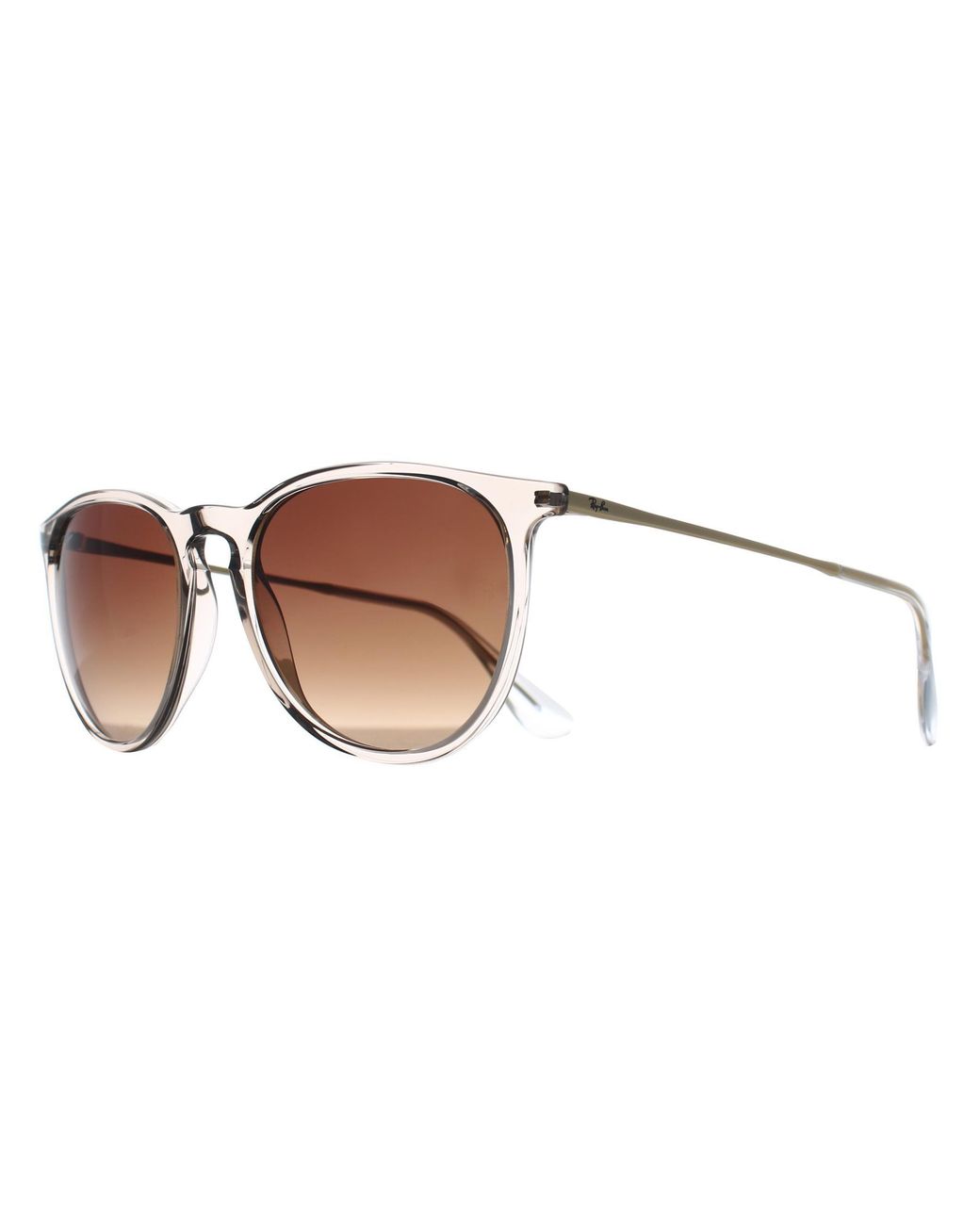 Ray-Ban Brown Round Transparent Light Gradient Rb4171 Erika
