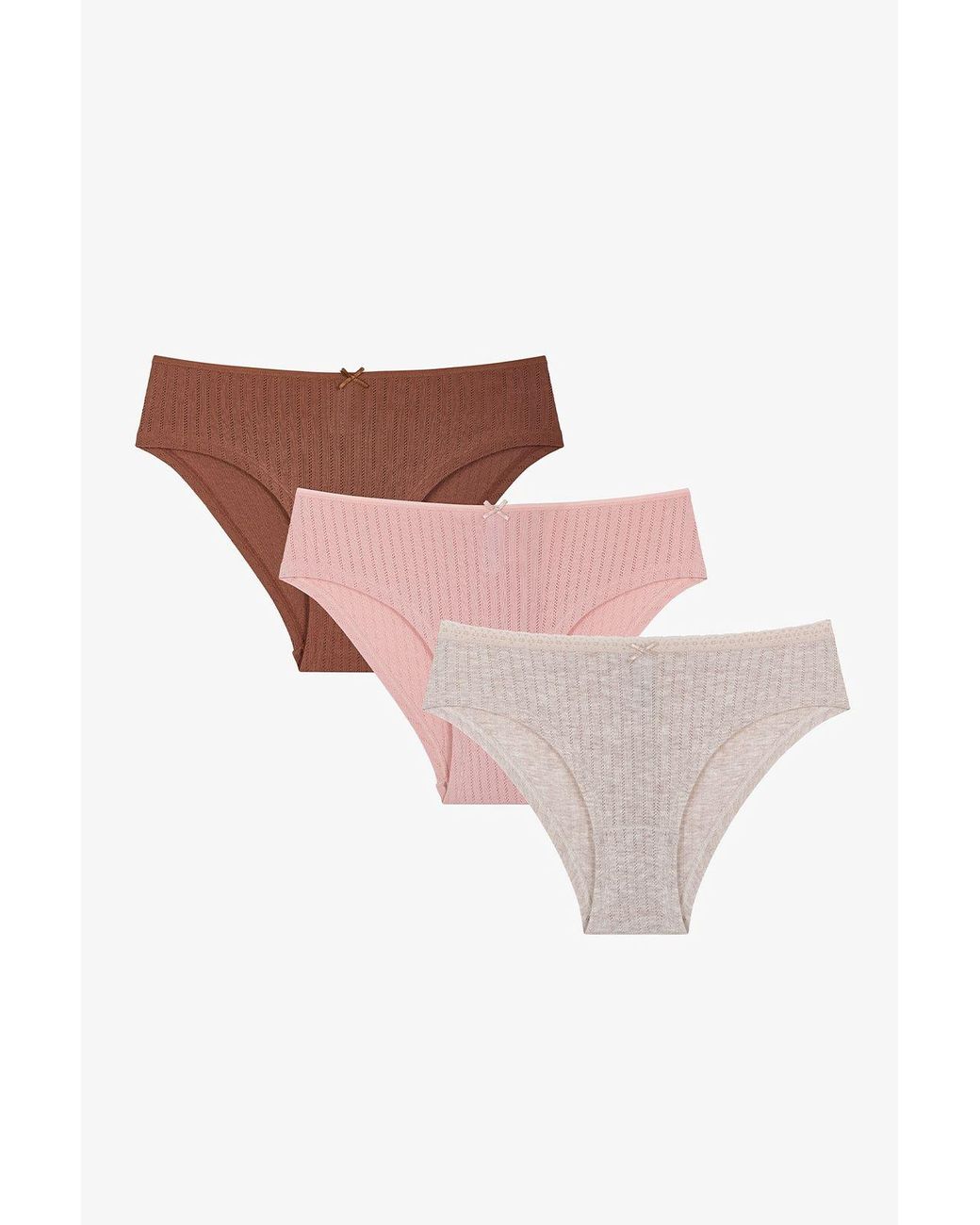 Penti Pink Angel Wing Pointel 3-Pack Hipster