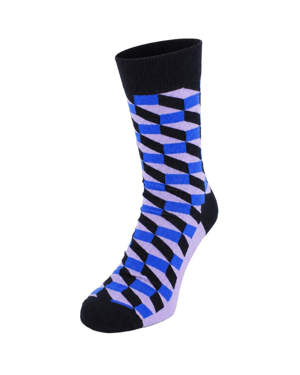 Happy Socks Blue 3-Pack Mixed Gift Set Cotton for men