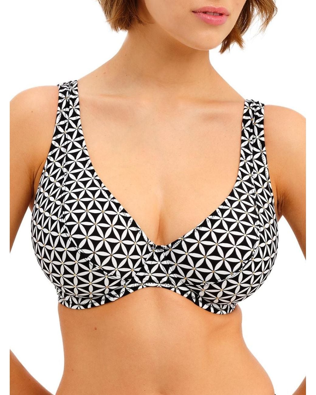 Freya Black Koh Tao High Apex Bikini Top