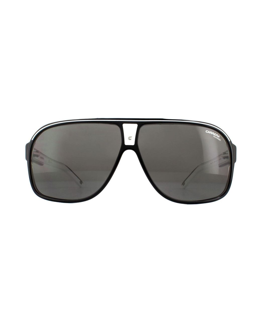 Carrera Gray Aviator Crystal Polarized Sunglasses