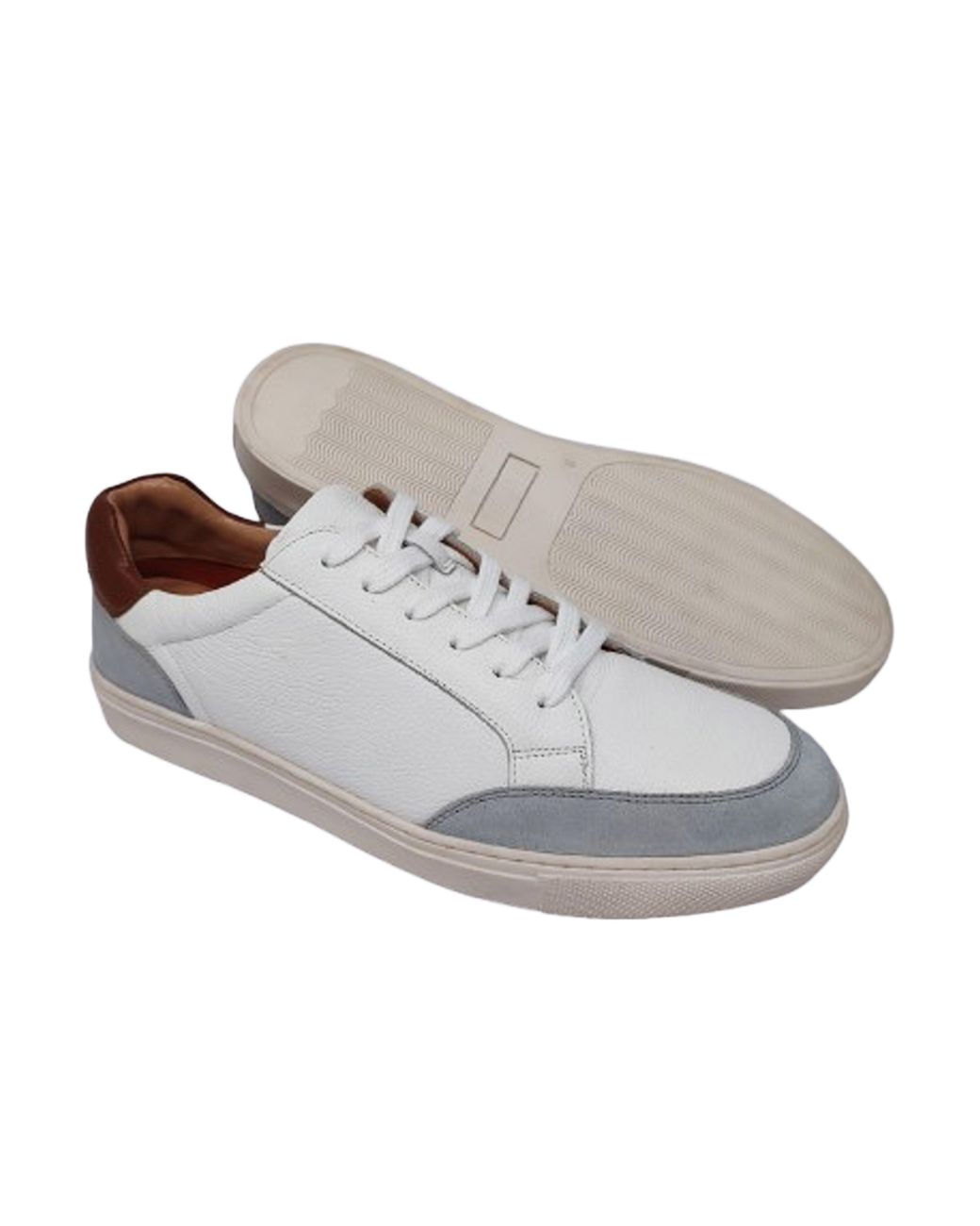 LB Comfort Gray Morris Leather Shoes for men