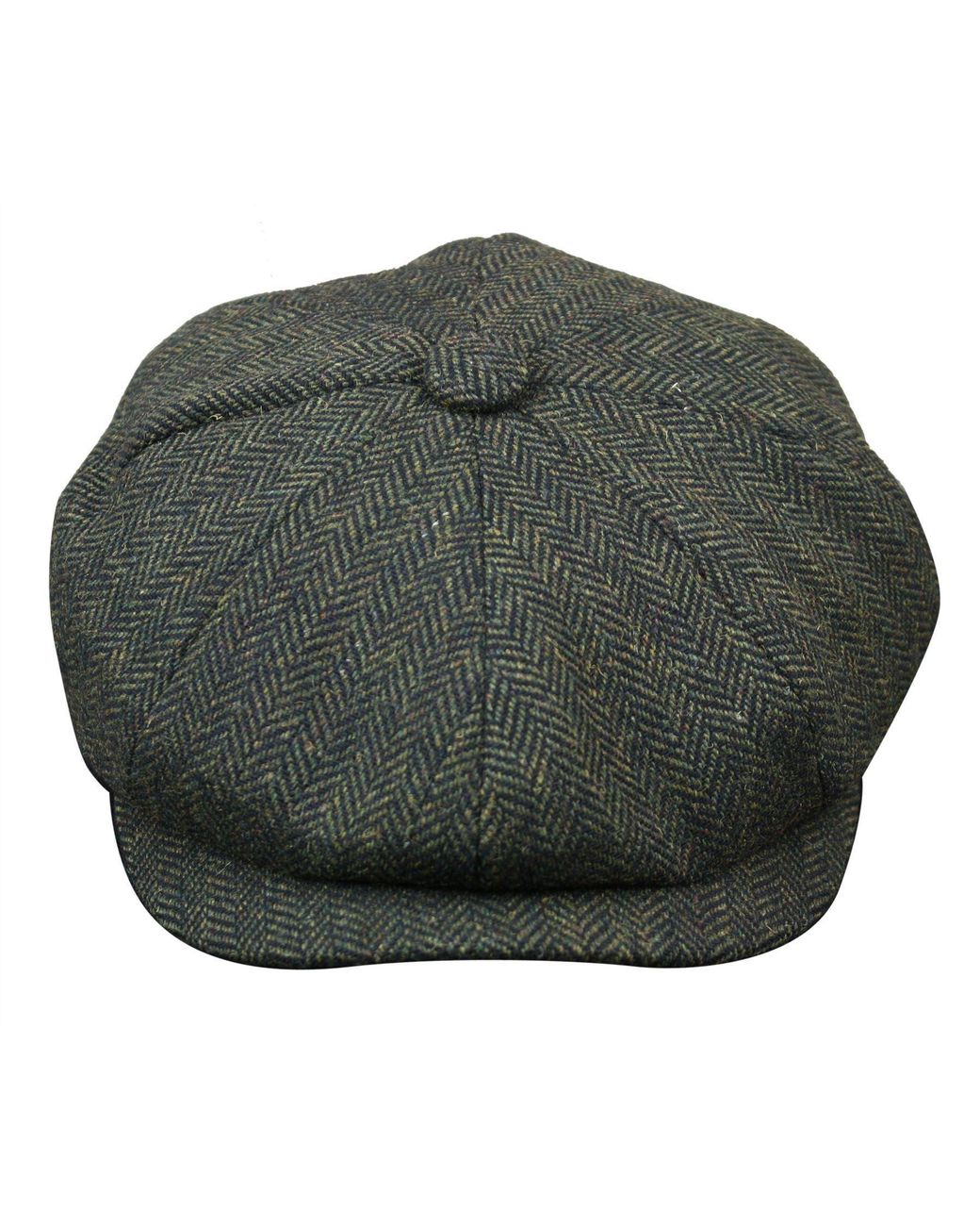 Infinity Leather Green Peaky Blinders Tweed Gatsby Hat for men