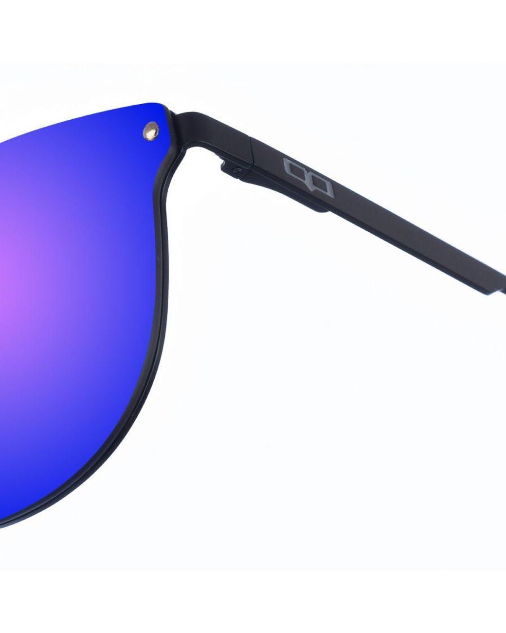 Kypers Blue New Geri Oval Shaped Nylon Sunglasses