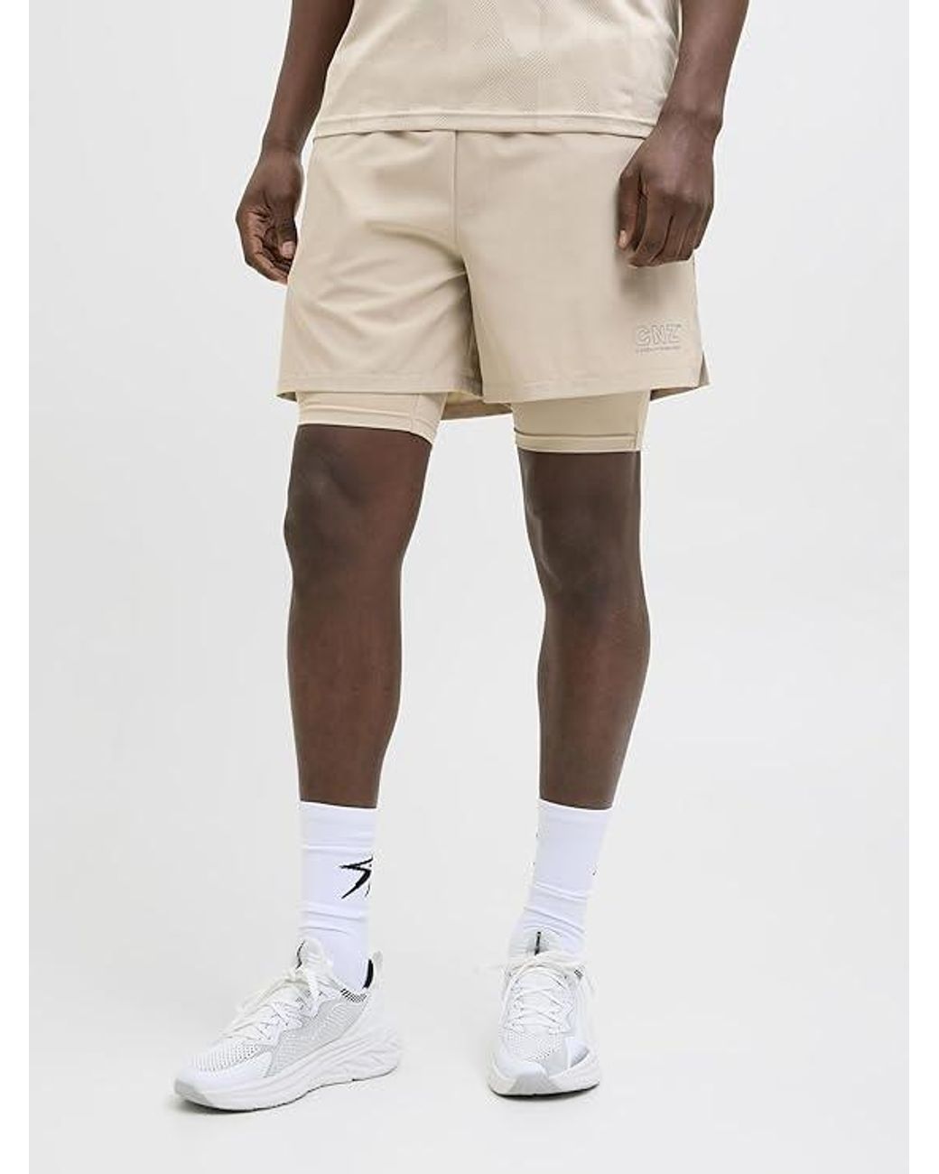 Jack & Jones Natural Shorts With Inner Tigths for men