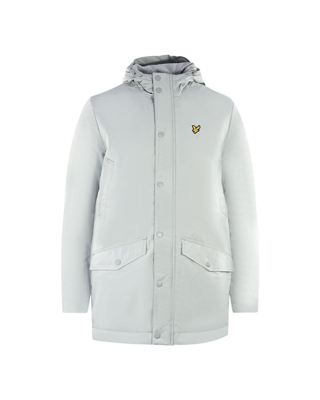 Lyle & Scott Blue Technical Parka Light Jacket for men