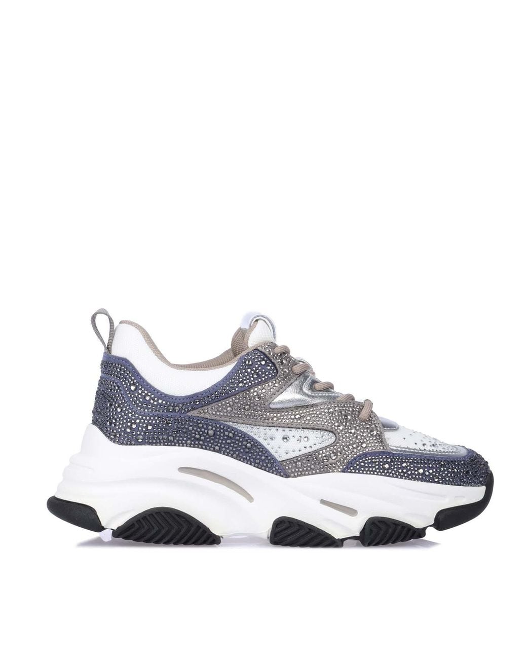 Steve Madden Blue Privy Trainers