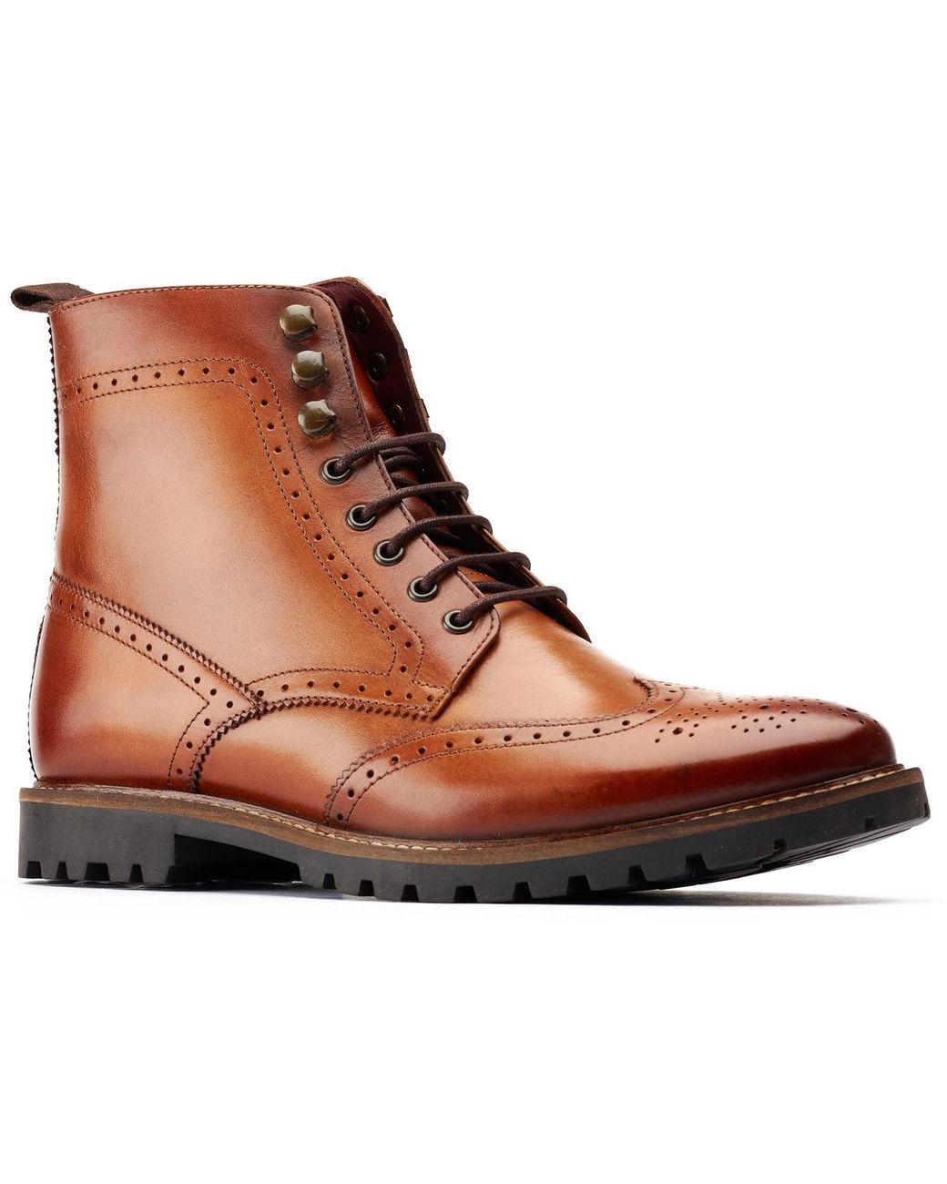 Base London Black Boone Boot for men