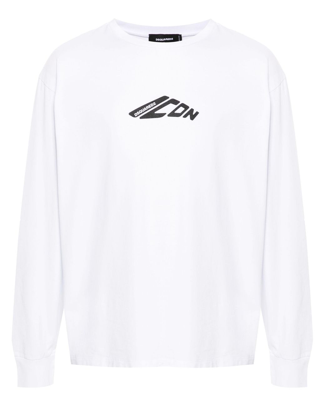DSquared² White New Generation Icon Logo Sweatshirt for men