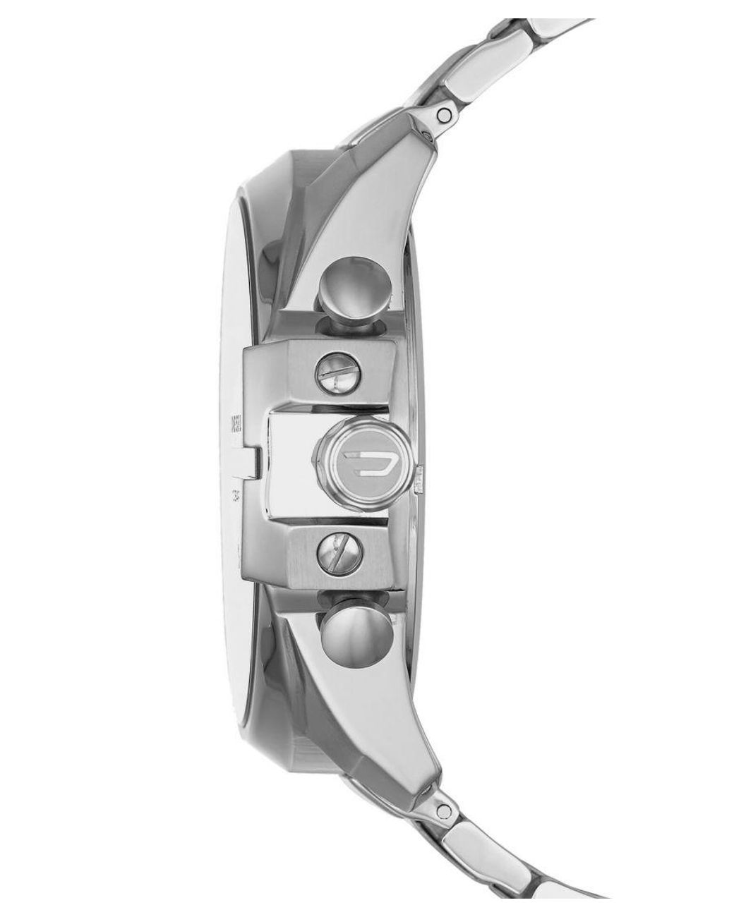 DIESEL Metallic Mega Chief Watch Dz4308 Stainless Steel for men