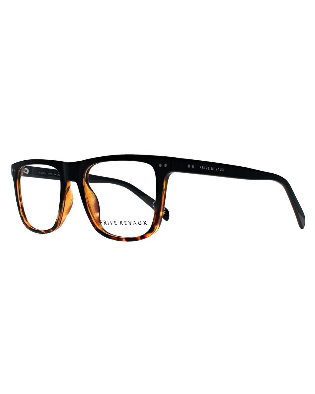Privé Revaux Black Prive Square Tortoise Bay Point for men