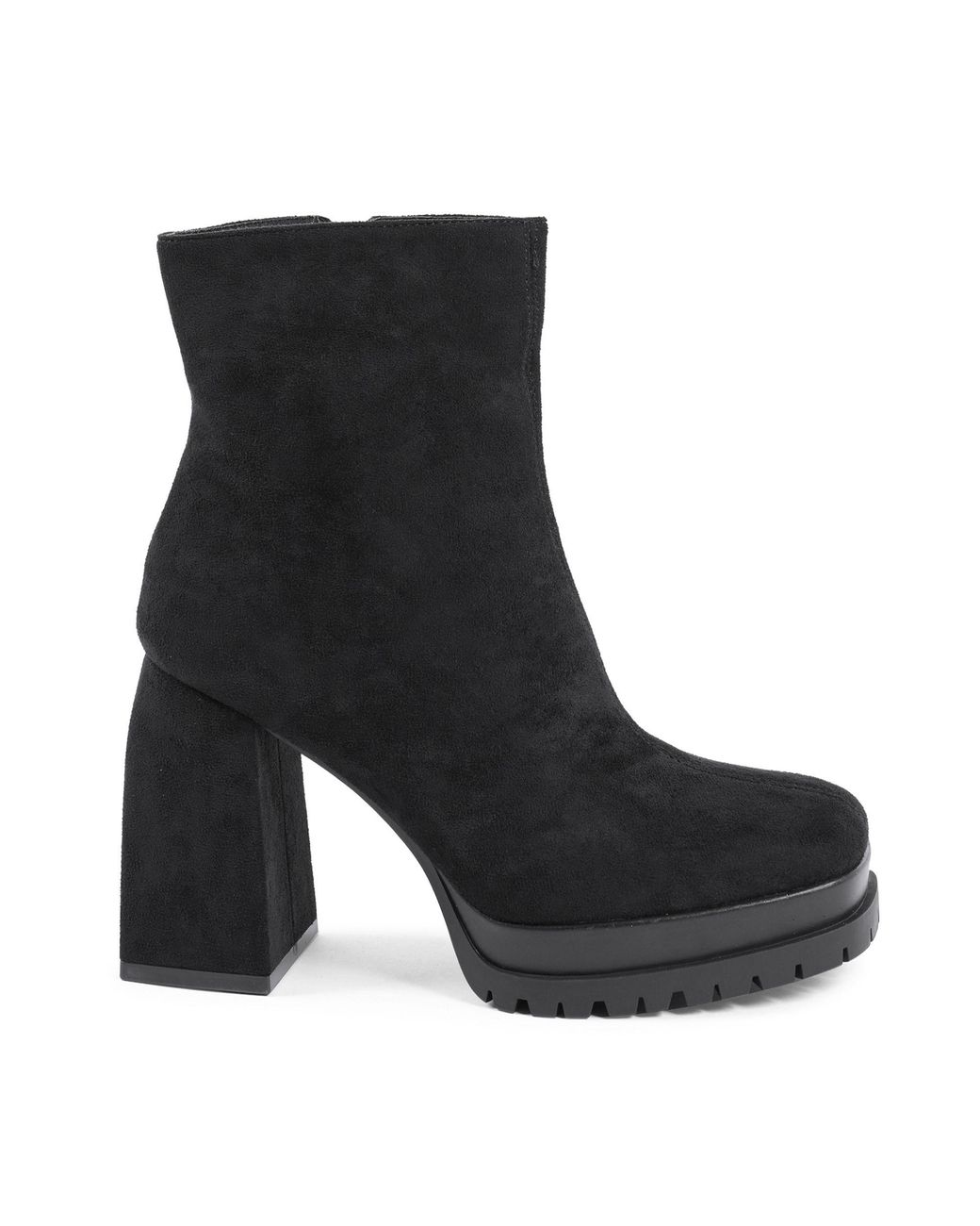 Versace 19.69 Abbigliamento Sportivo Black 19V69 Ankle Boot X712 Nero Fabric