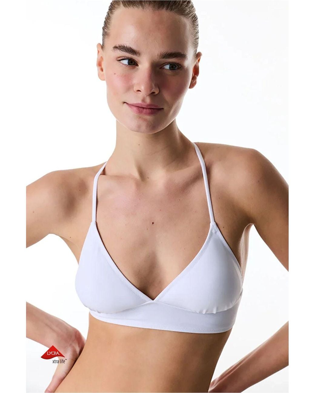 Penti White Bralette Bikini Top