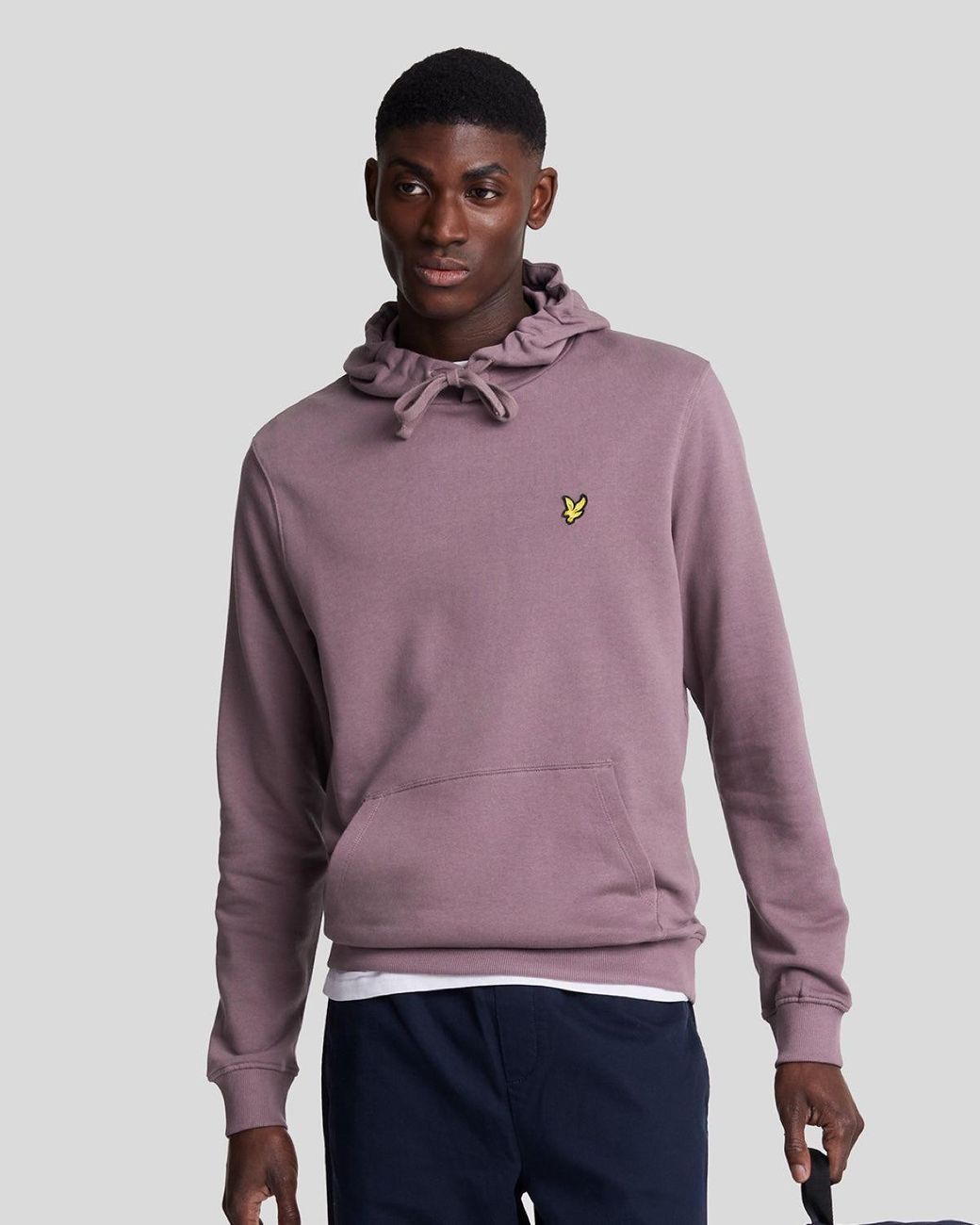 Lyle & Scott Purple Pullover Hoodie for men