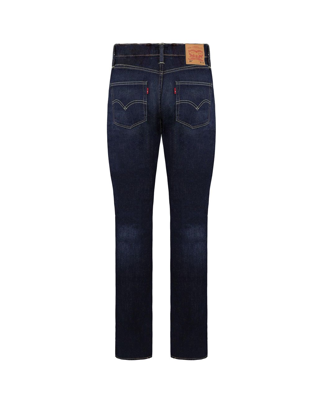 Levi's Blue Levi's Slim Fit Straight Leg Dark Jeans Cotton for men