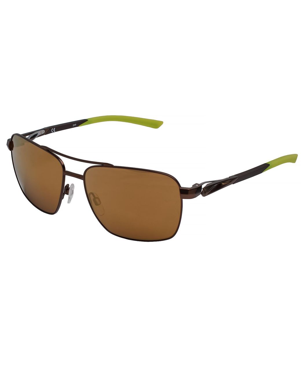 Nike Brown And Rectangular Sunglasses Club Premier M Dq0921