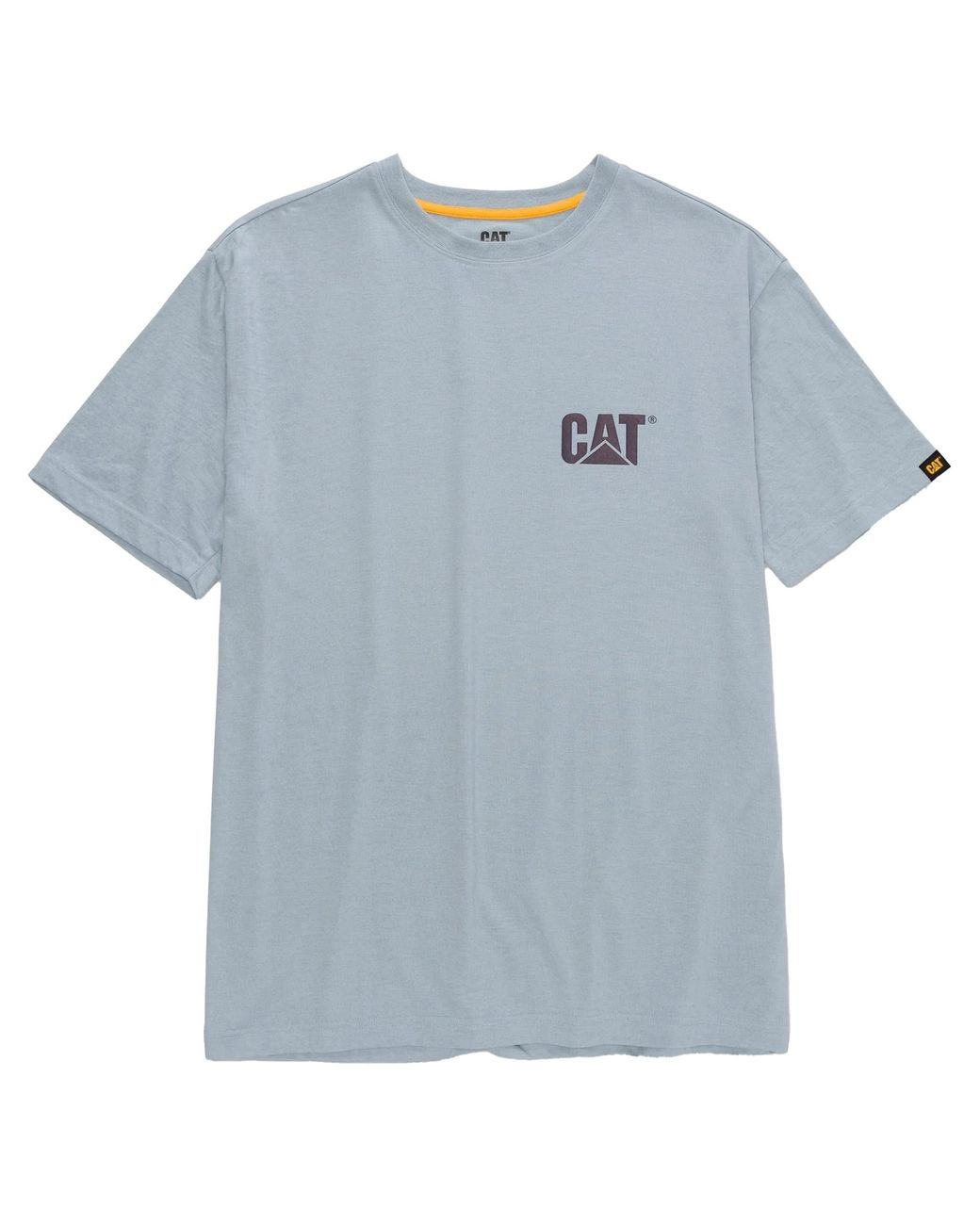 Caterpillar Blue Trademark T-Shirt Fog Heather) Cotton for men