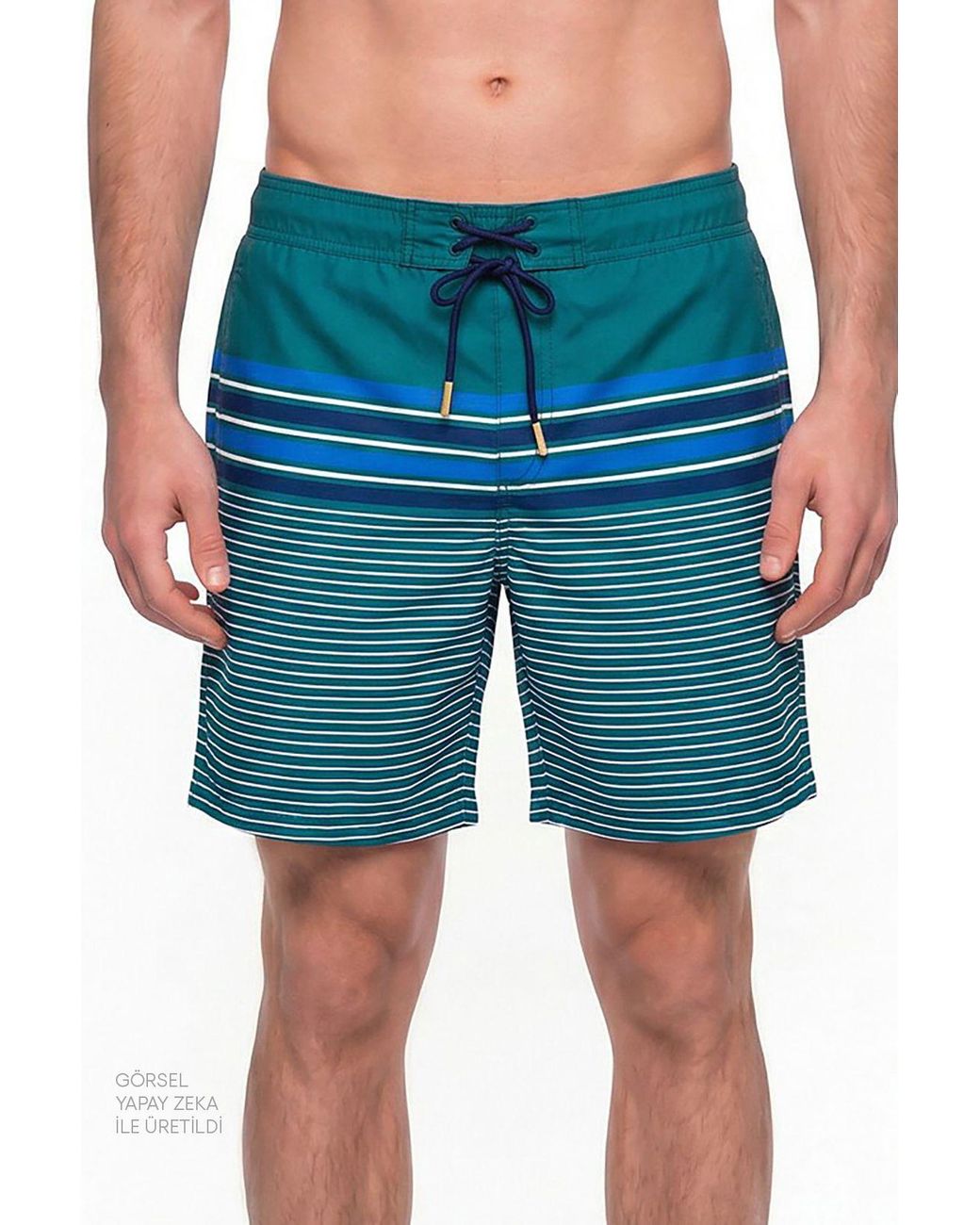 Penti Blue Royal Court Striped Shorts for men
