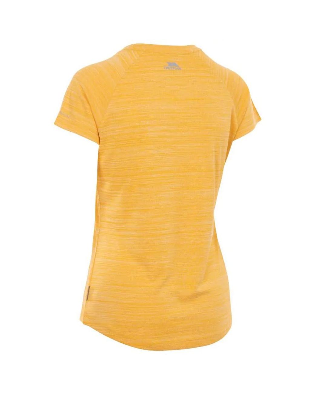 Trespass Yellow Ladies Vickland Tp75 Active T-Shirt (Pale Maize Marl)