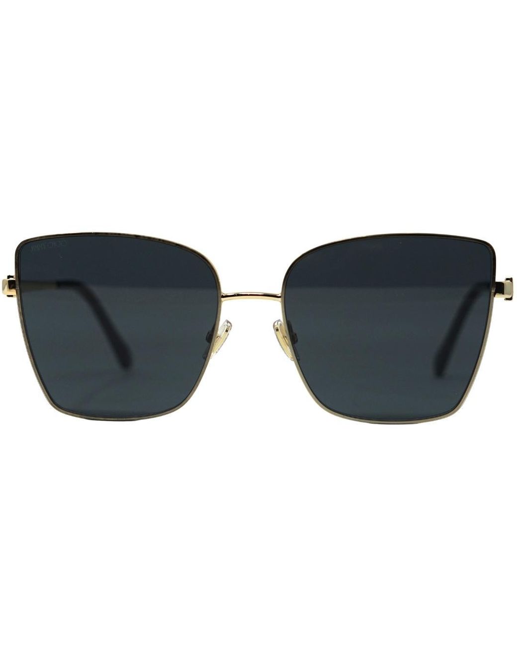 Jimmy Choo Black Vella/S 006J Ha Sunglasses Metal