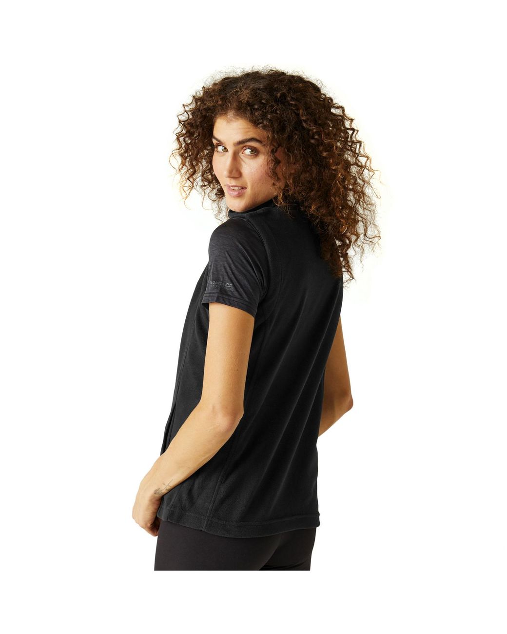 Regatta Black Sweetness Ii Outdoor Walking Hiking Fleece Bodywarmer Gilet