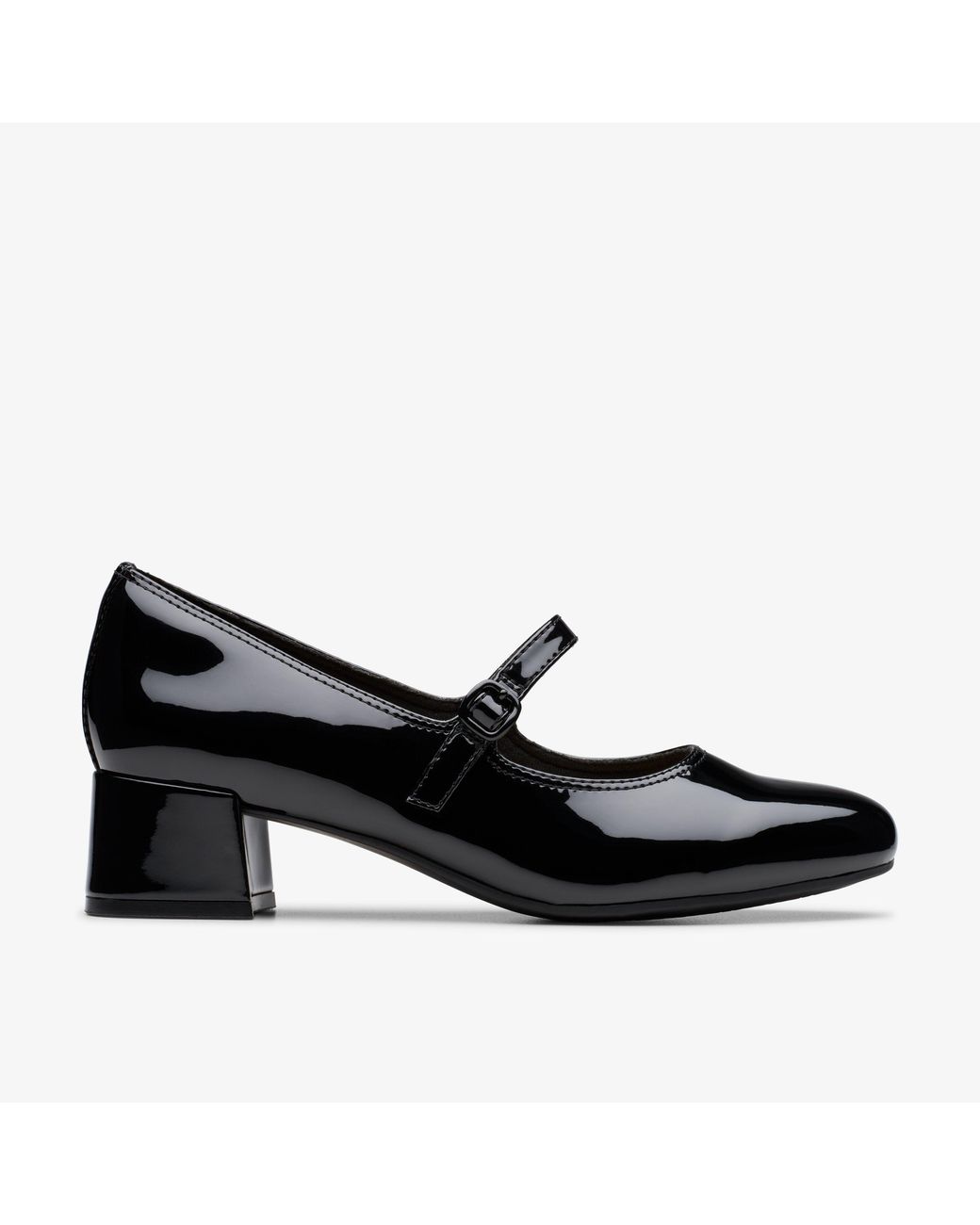 Clarks Black Iridessa Rae Pat Shoes