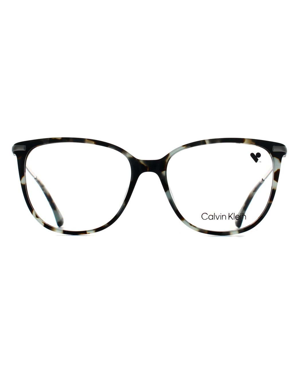 Calvin Klein Brown Cats Eye Aqua Tortoise Ck22500