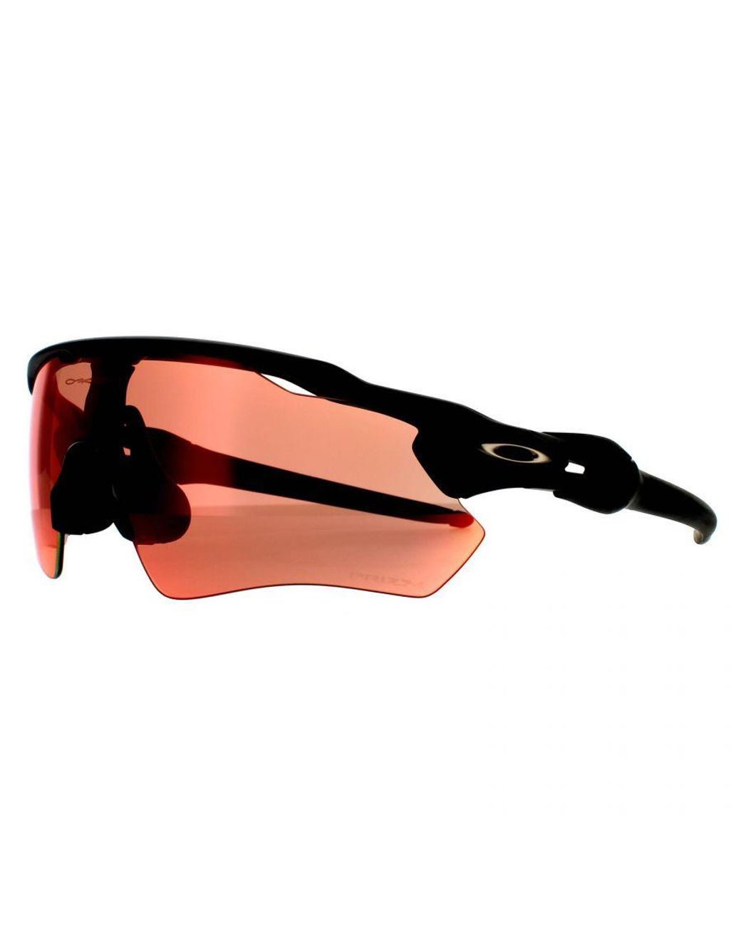 Oakley Black Wrap Matte Prizm Trail Torch Sunglasses for men