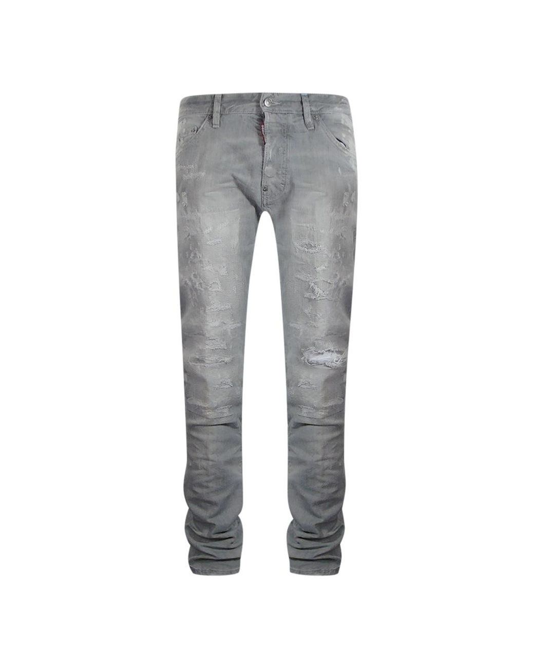 DSquared² Gray Cool Guy Jean Denim Pants Cotton for men
