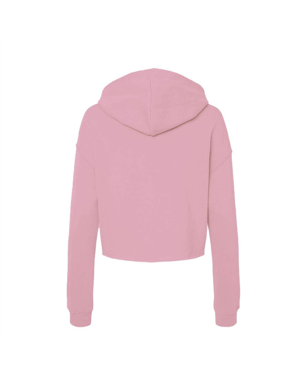 Miso Pink Cropped Hoodie