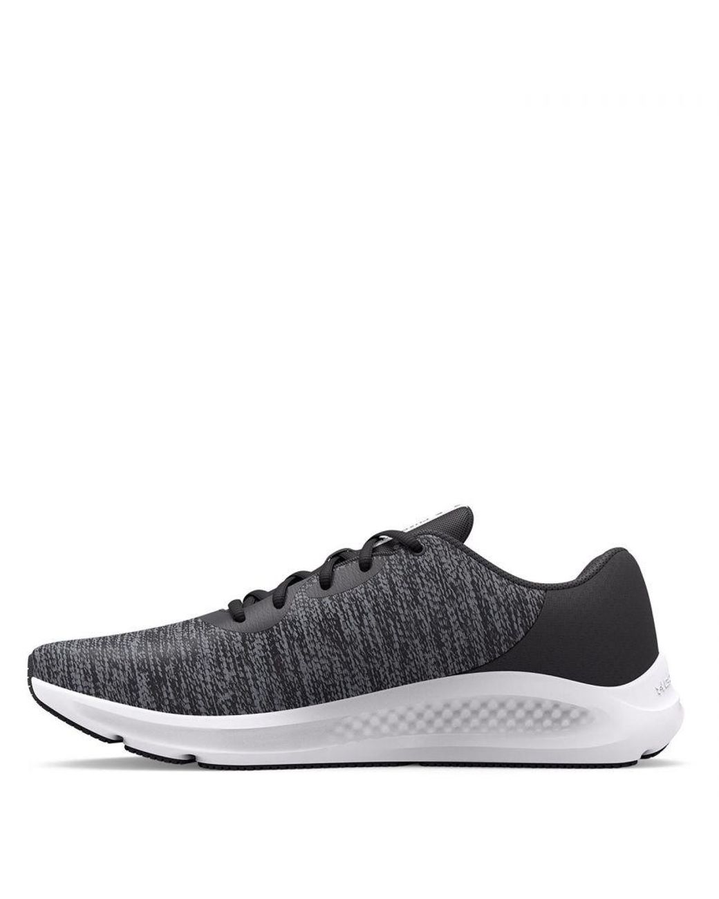Under Armour Gray Charged Pursuit 3 Twist Trainers for men