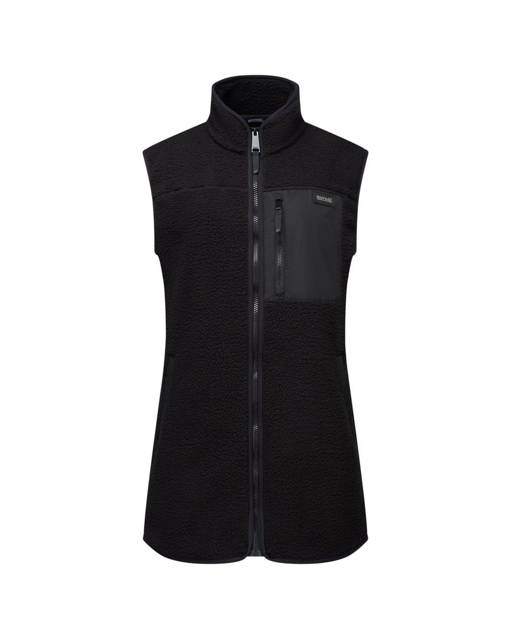 Regatta Black Ladies Borg Longline Body Warmer