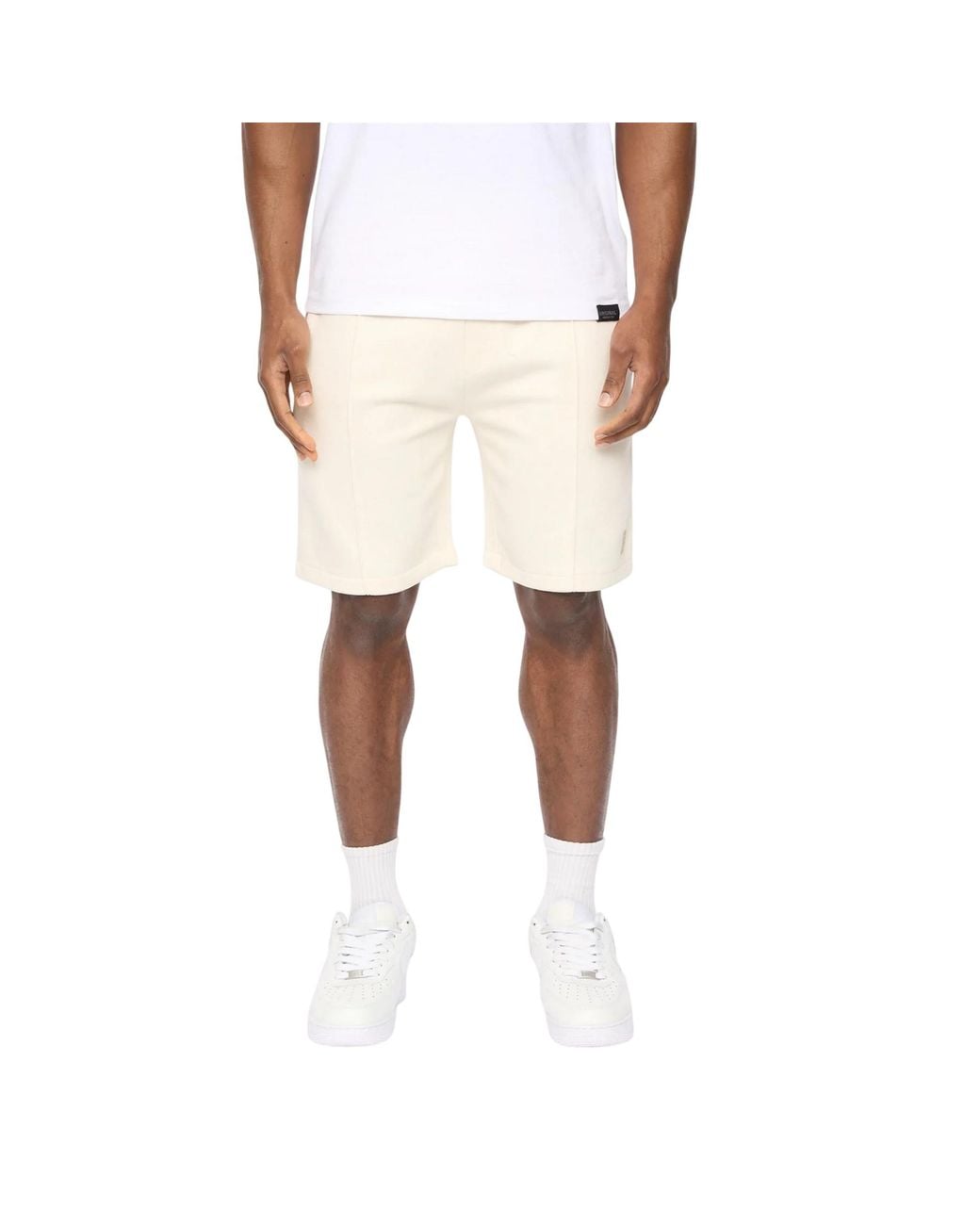 Crosshatch Natural Bardon Casual Shorts (Neutral) for men