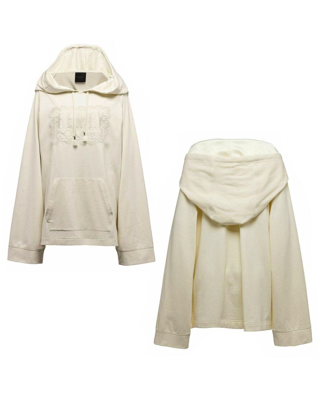 PUMA Natural X Rihanna Fenty Fleece Off Hoodie