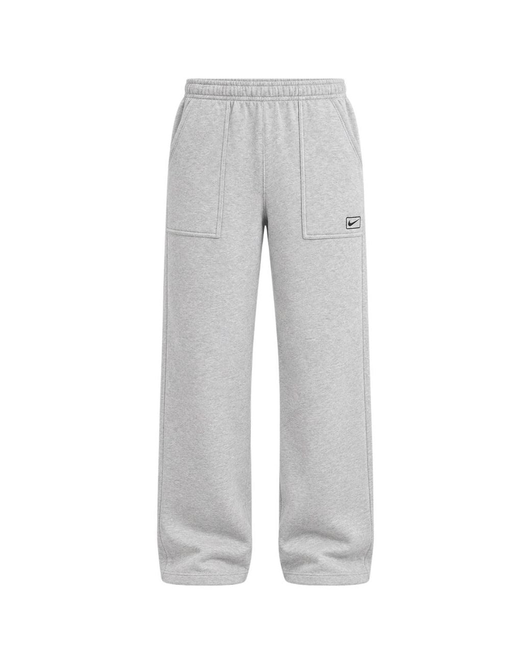 Nike Gray Street Fleece Track Pants for men