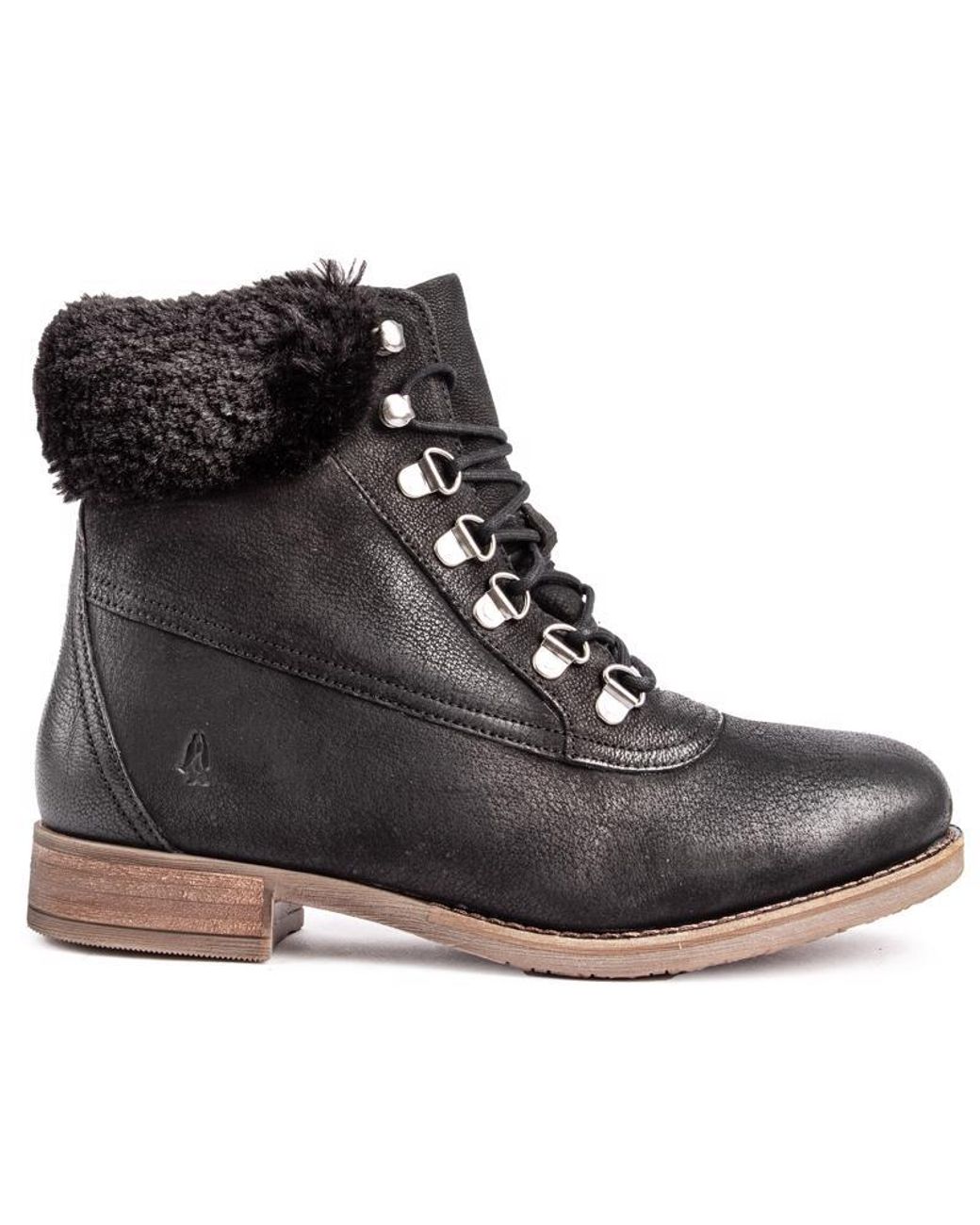Hush Puppies Black Effie Memory Foam Boot