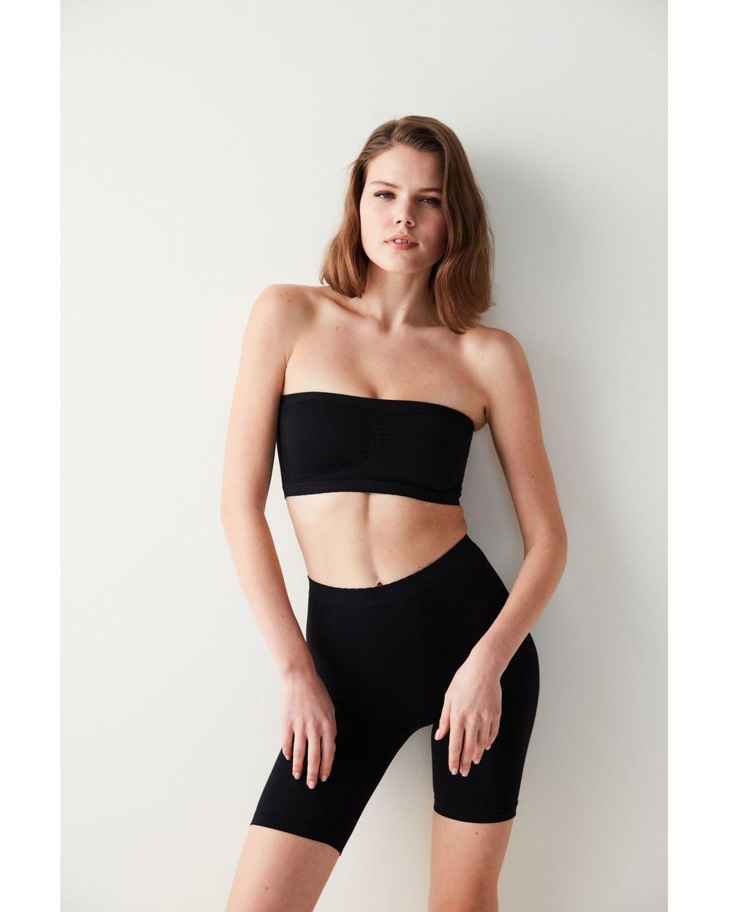 Penti Black Knitted Tights With Chafing Bands