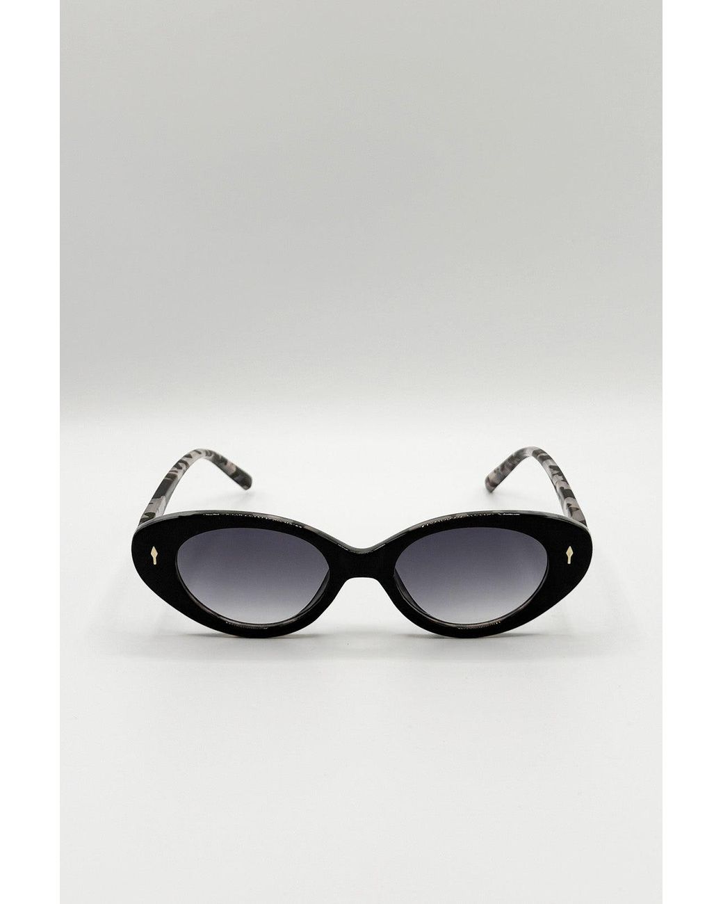 SVNX Brown Classic Cat-Eye Sunglasses