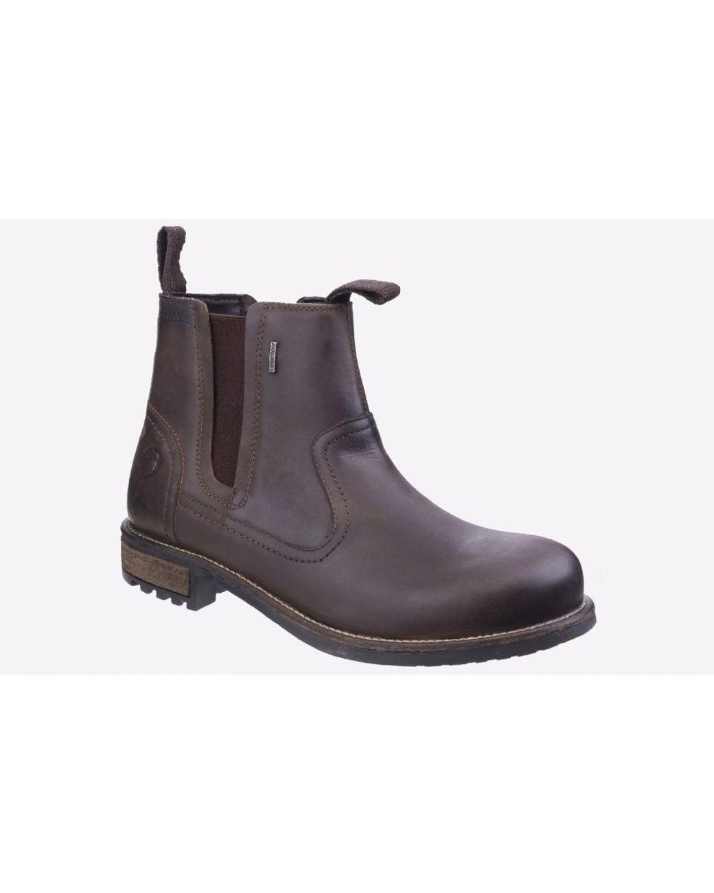 Cotswold Black Worcester Waterproof Boot for men