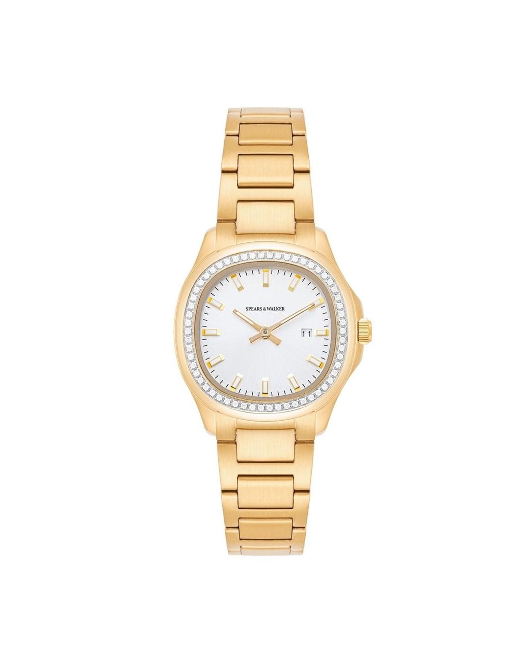 Spears & Walker Metallic Stainless Steel Watch Approx. 32.4 Mm