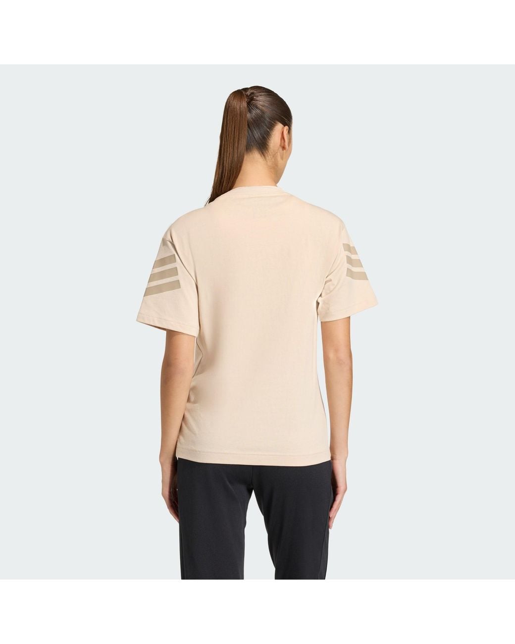 Adidas Natural Future Icons 3-Stripes Tee