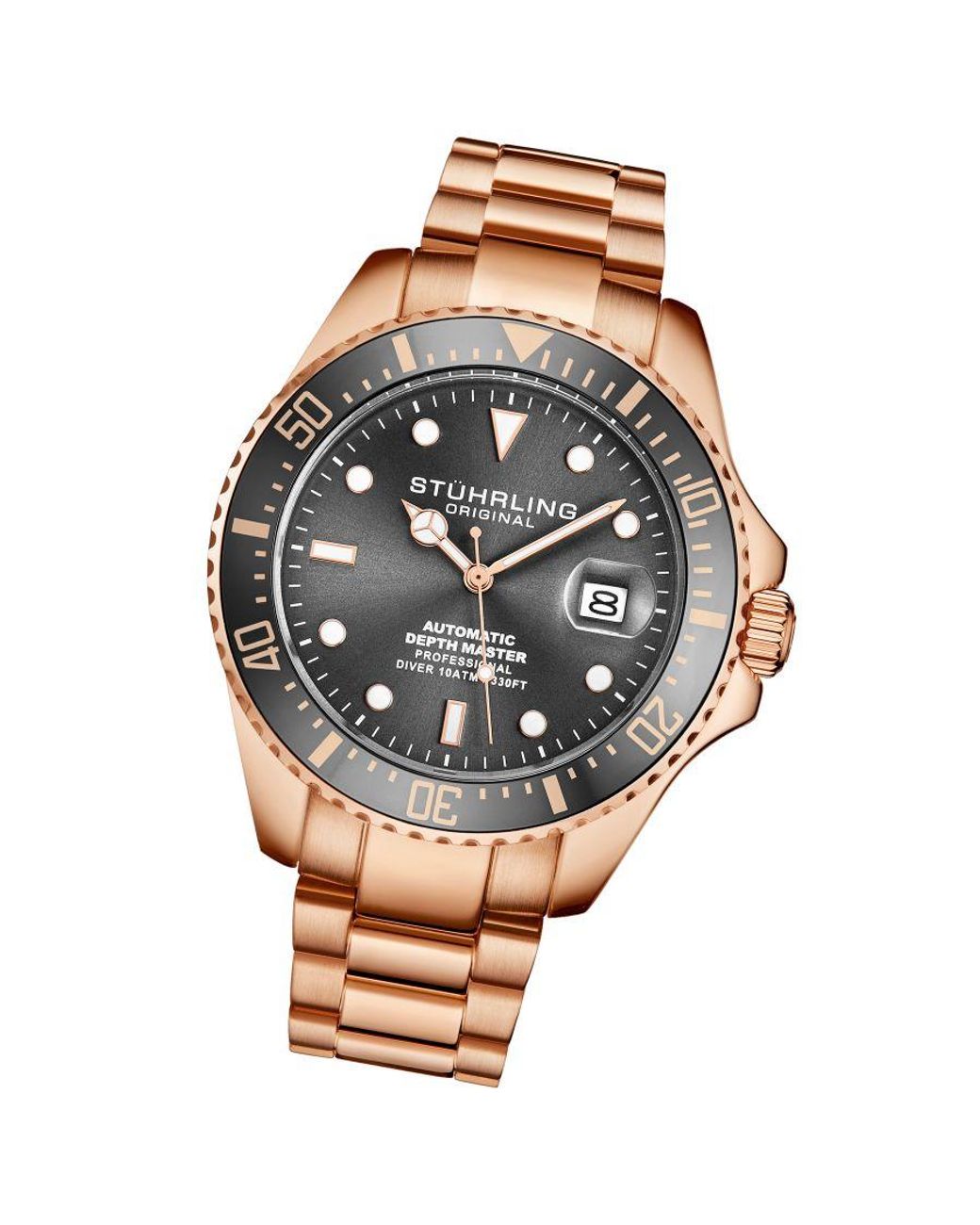 Stuhrling Gray And Depthmaster Automatic 42Mm for men