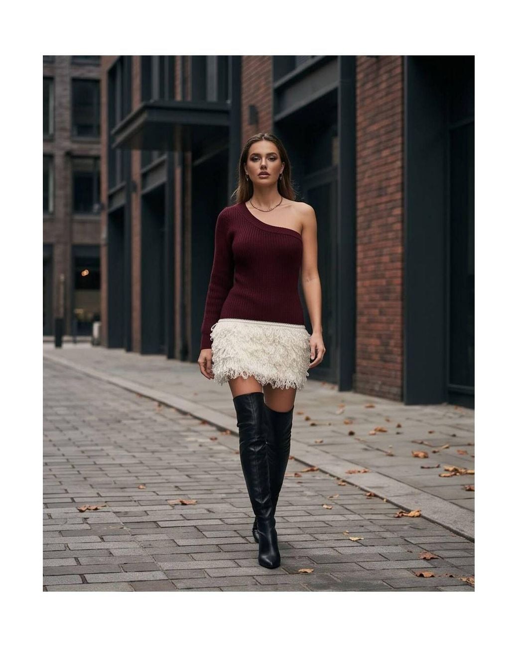 RYVAN Black Knit Dress