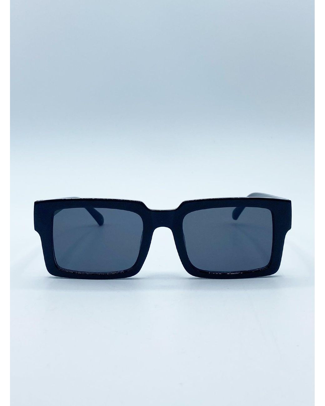 SVNX Blue Square Frame Sunglasses