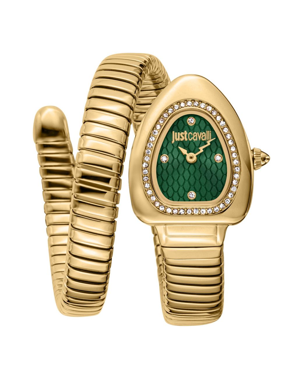 Just Cavalli Metallic Snake 316L Stainless Steel Watch