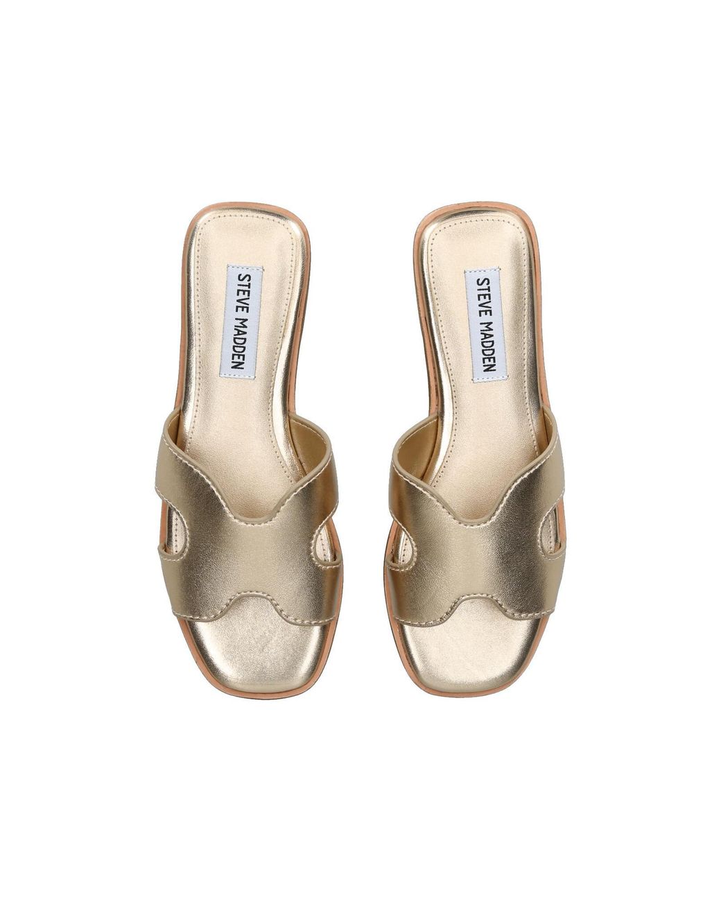 Steve Madden Natural Leather Bondst Sandals