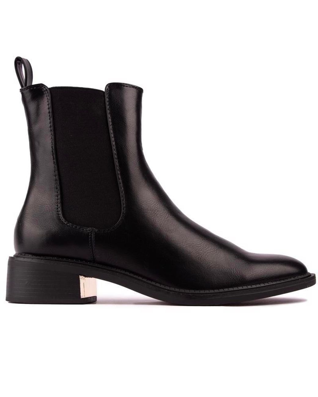 SOLESISTER Black Harper Chelsea Boots