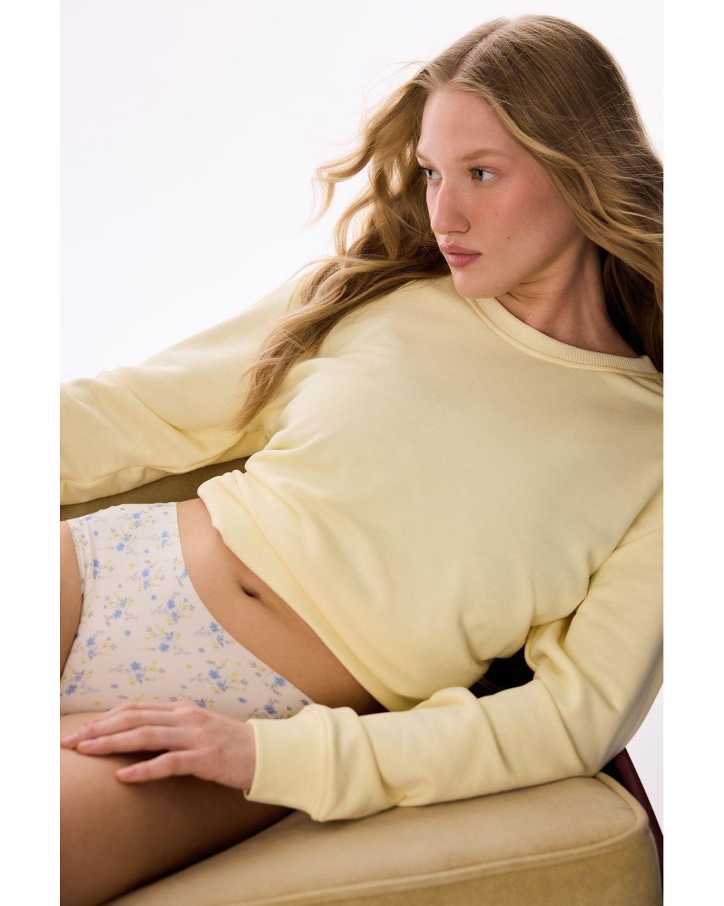 Penti Natural Floral Knit Hipster Brief