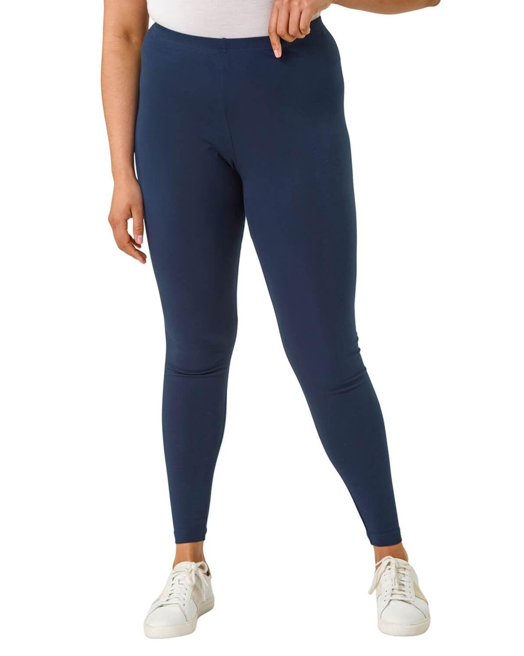 Roman Blue Curve Full Length Leggings