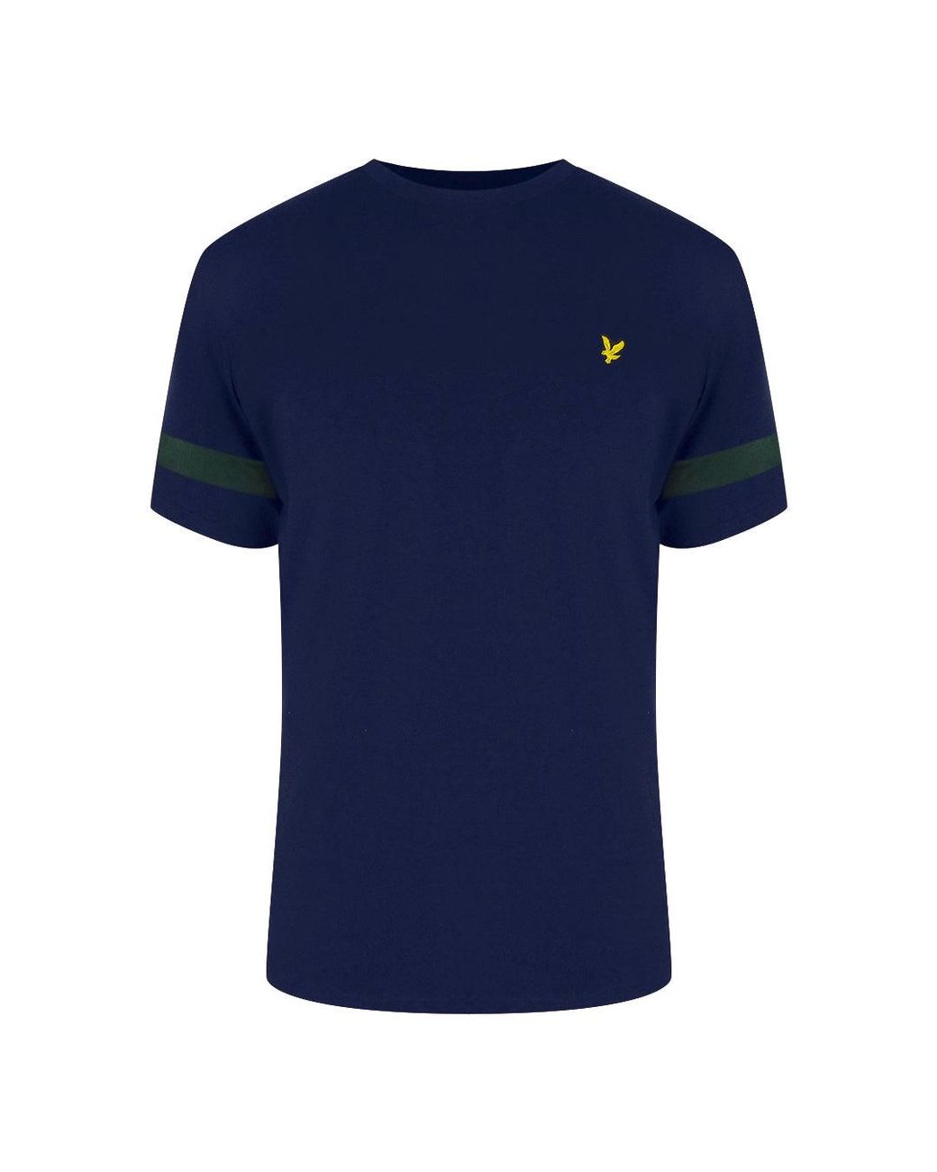 Lyle & Scott Blue Tipped T-Shirt Cotton for men